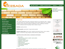 Tablet Screenshot of cesada.lt